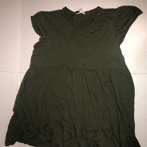 No Boundaries Olive Green T-shirt Dress